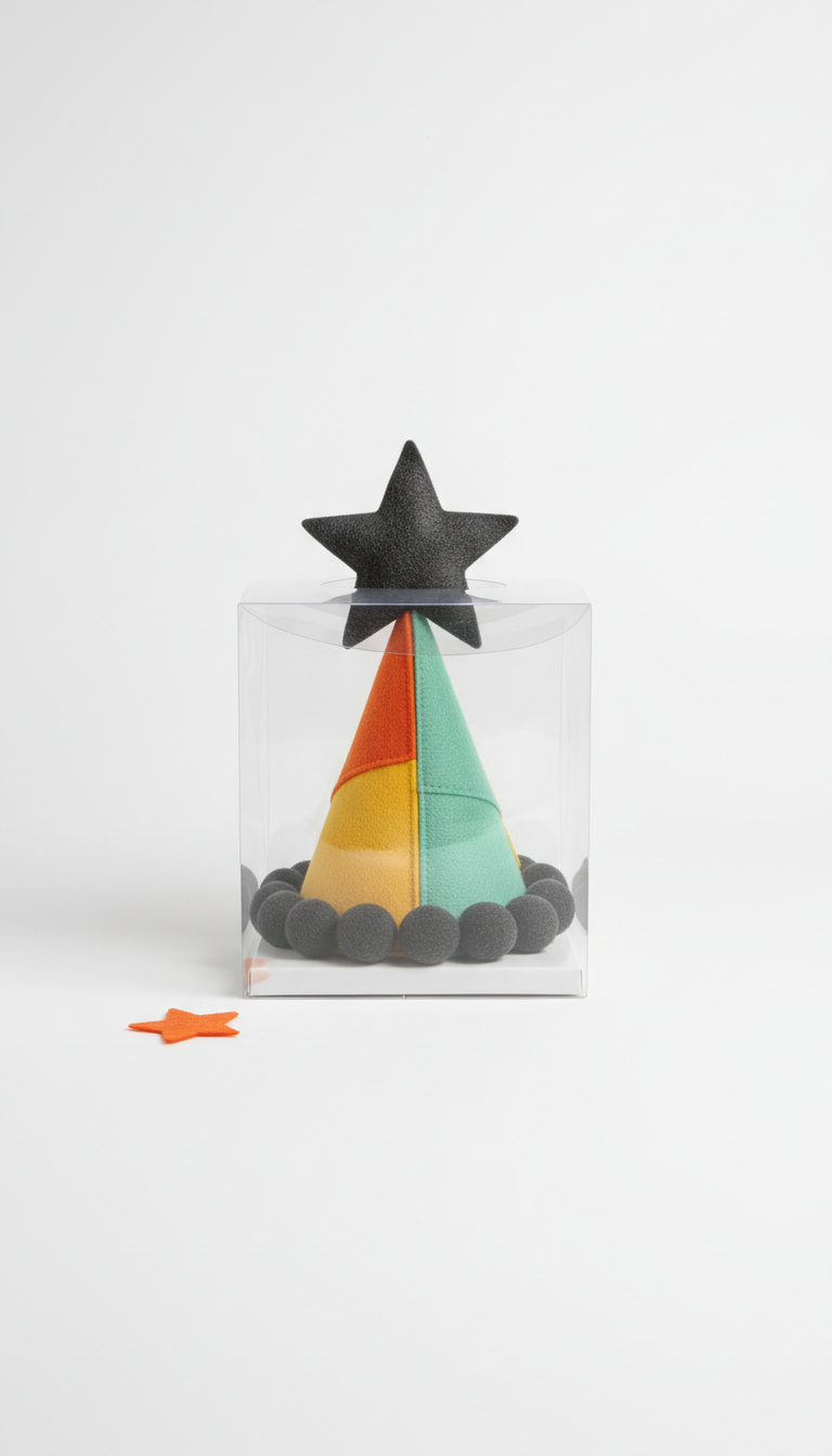 Quirky Party Hat Bold Packaging
