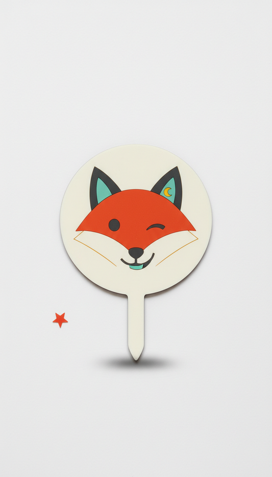 Witty Cake Topper Icon Graphic