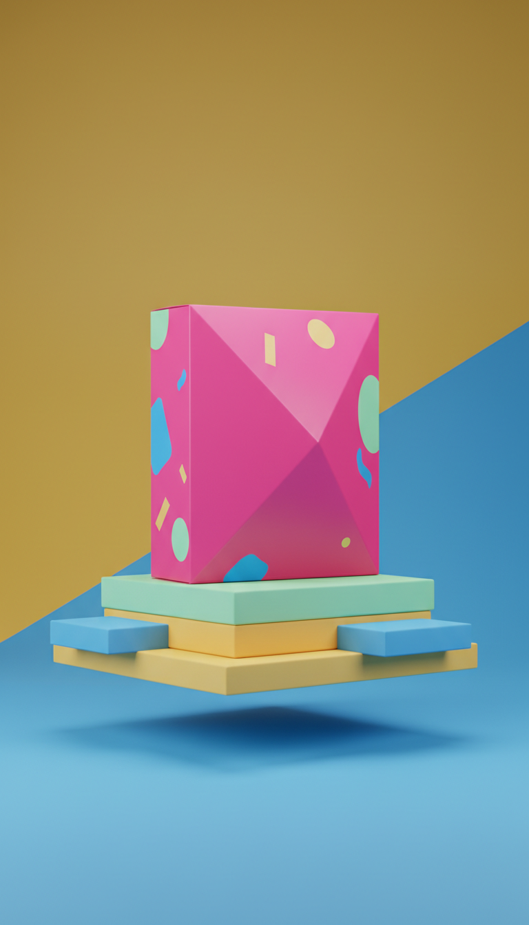 Electric Pink surprise gift box